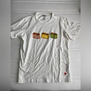 Uniqlo Cream Shirt with Graphic